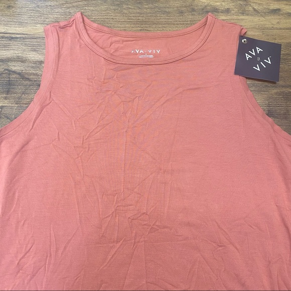 2 for $30 Ava & Viv - Coral Maxi Dress NWT - Picture 4 of 7